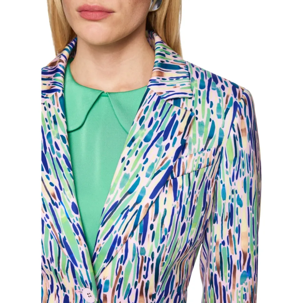 Zweiknopfblazer aus Scubajersey